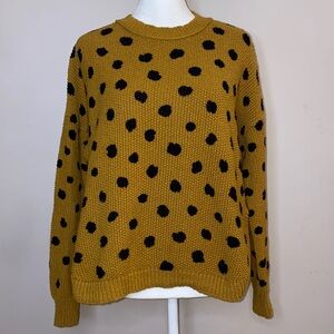 Madewell Painted Spots Pullover Sweater
